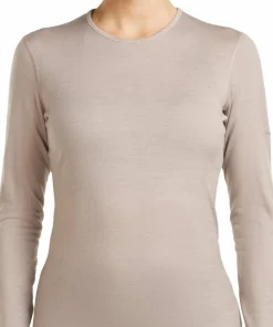 Icebreaker Women's 200 Oasis Long Sleeve Crewe Pink Quartz