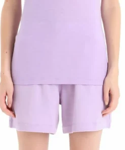 Icebreaker Women's Crush Shorts Purple Gaze