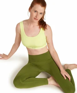 Icebreaker Women's Merino Rib Lotus Bra Citrine