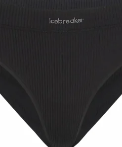 Icebreaker Women's Merino Rib Lotus Hipster Black Online