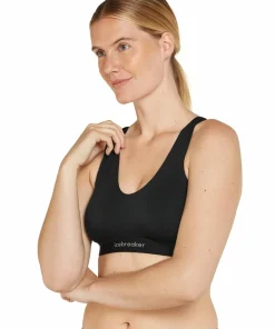 Icebreaker Women's Merino 125 Cool-Lite Sprite Racerback Bra Black
