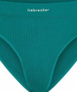 Icebreaker Women's Merino Rib Lotus Hipster Tidal Teal Online