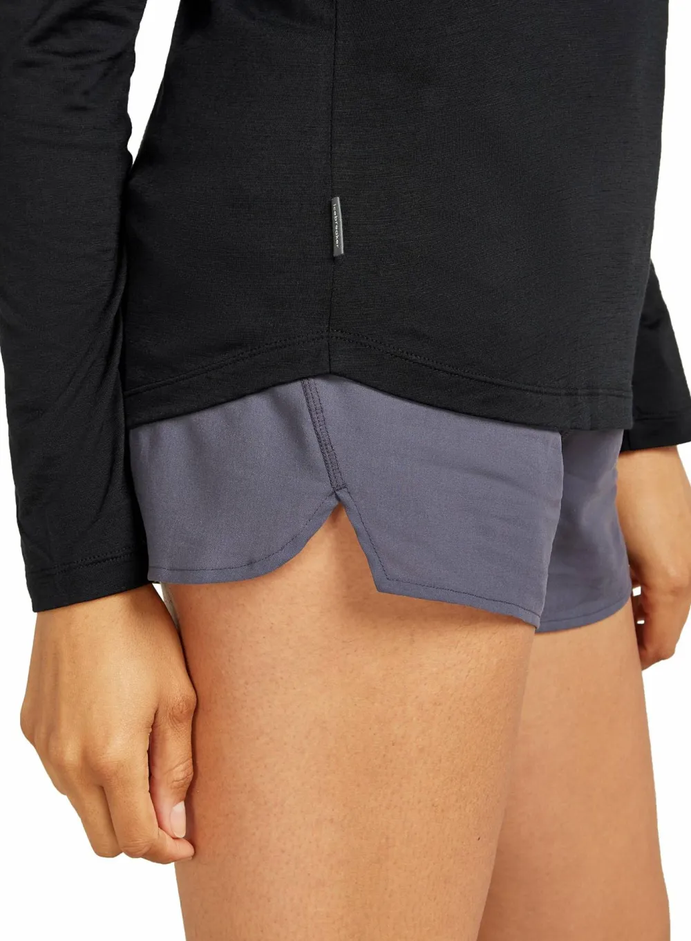Icebreaker Women's Merino 125 Cool-Lite Sphere III Long Sleeve Tee Black Sale