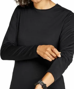 Icebreaker Women's Merino 125 Cool-Lite Sphere III Long Sleeve Tee Black Sale