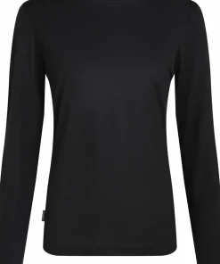 Icebreaker Women's Merino 125 Cool-Lite Sphere III Long Sleeve Tee Black Sale