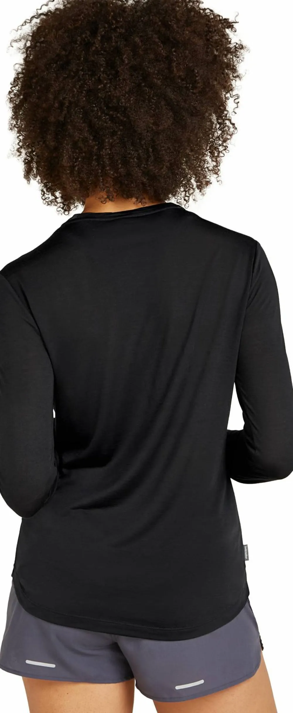 Icebreaker Women's Merino 125 Cool-Lite Sphere III Long Sleeve Tee Black Sale