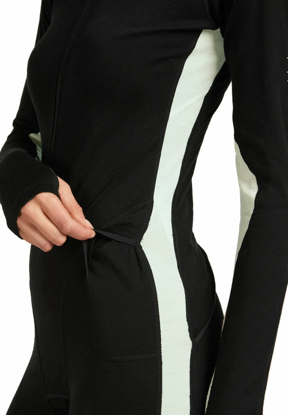 Icebreaker Women's Merino 200 Oasis+ Suit Black/undyed/cb