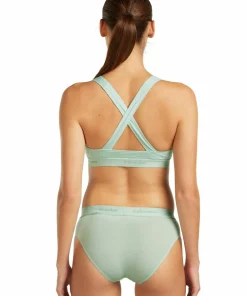 Icebreaker Women's Merino 125 Cool-Lite Sprite Racerback Bra Mint Outlet