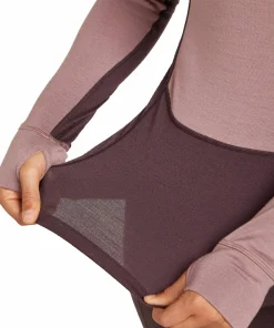 Icebreaker Women's Merino 260 ZoneKnit Long Sleeve Half Zip Java/Summit Online