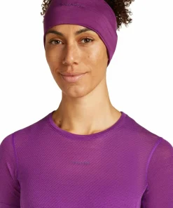 Icebreaker Women's Merino 75 Cool-Lite Featherlight Shortsleeve Crewe Passion Clearance