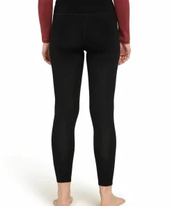 Icebreaker Women's Merino 260 Tech High Rise Leggings Black New