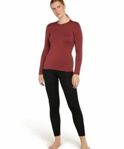 Icebreaker Women's Merino 260 Tech High Rise Leggings Black New