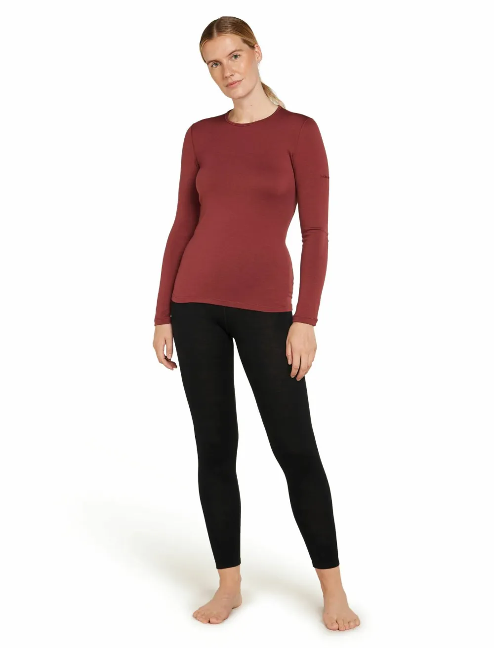 Icebreaker Women's Merino 260 Tech High Rise Leggings Black New