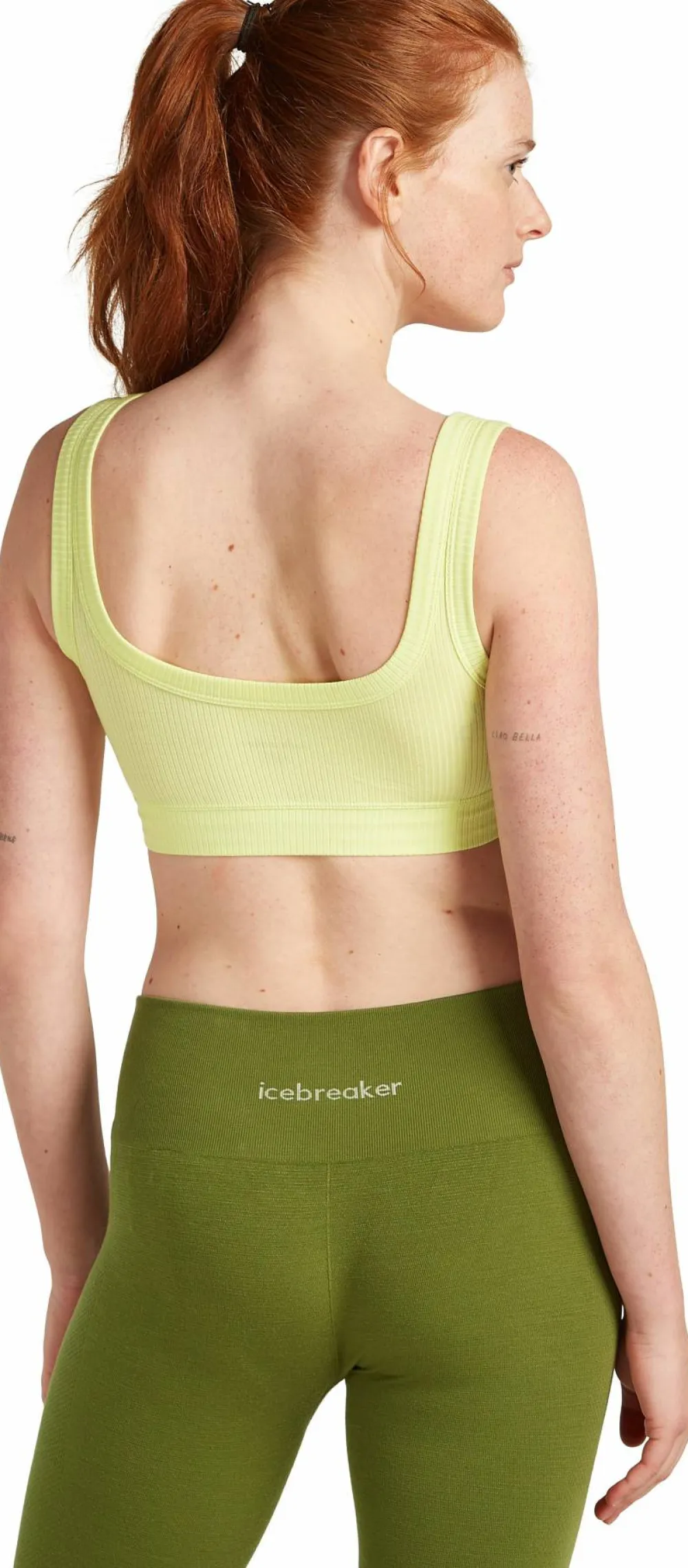 Women's Merino Rib Lotus Bra Yoga