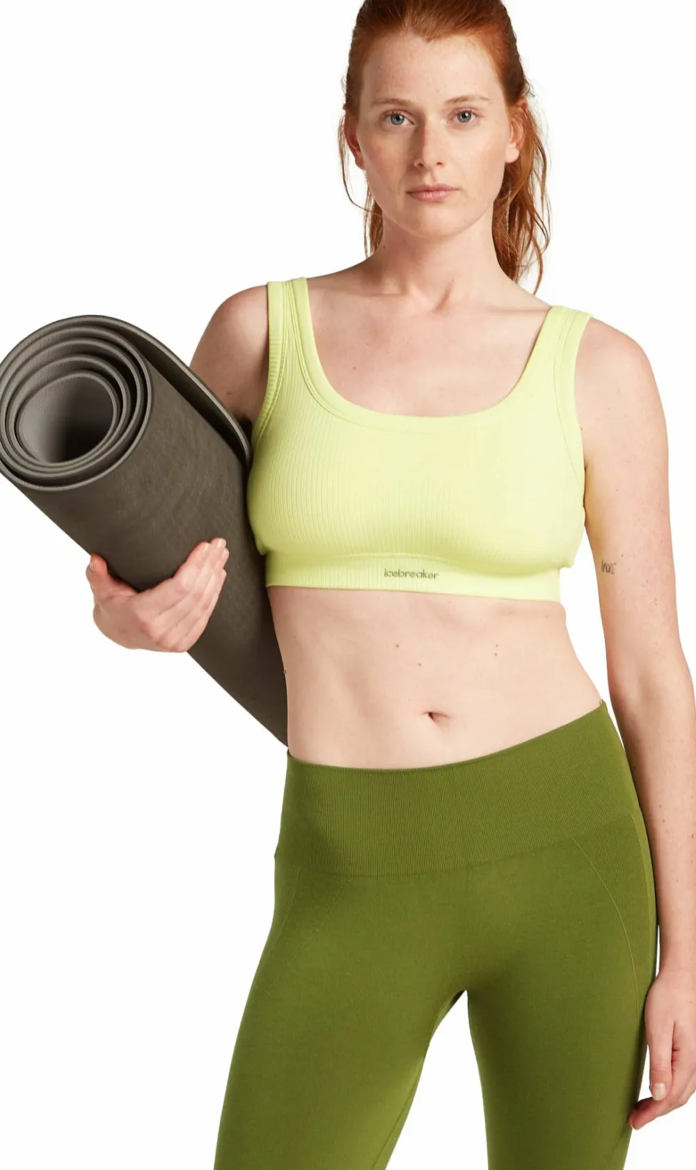 Women's Merino Rib Lotus Bra Yoga