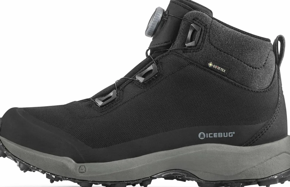 Icebug Men's Stavre BUGrip GORE-TEX Black/Granite