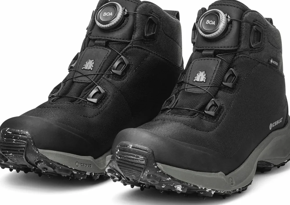 Icebug Men's Stavre BUGrip GORE-TEX Black/Granite Hot