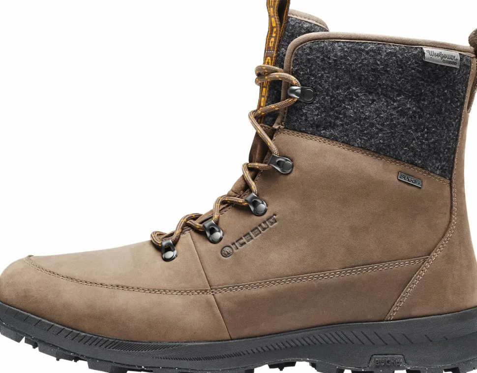 Icebug Unisex Adak ReWool BUGrip Coffee/Grey