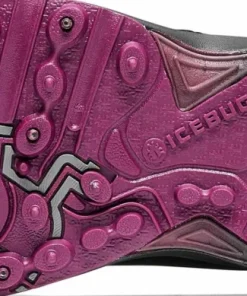 Icebug Women's Pace3 BUGrip GORE-TEX Black/DarkHibiscus Hot