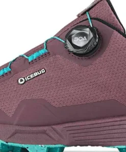 Icebug Women's Rover RB9X Gore-Tex Dust Plum/Mint