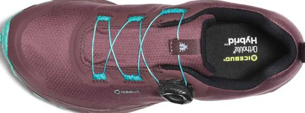Icebug Women's Rover RB9X Gore-Tex Dust Plum/Mint
