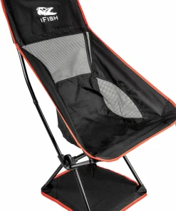 New Camping Chair Tronen Black/Red Tält, Sovsäckar & Liggunderlag