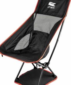 New Camping Chair Tronen Black/Red Tält, Sovsäckar & Liggunderlag