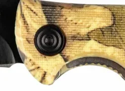 iFish Folding Knife Cream Marble