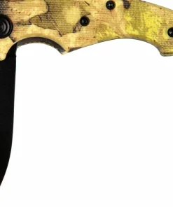 iFish Folding Knife Cream Marble