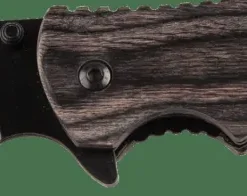iFish Folding Knife Darkwood Brown