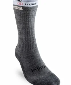 Injinji Men's Liner + Hiker Crew Charcoal Charcoal/Heathe Gray Discount