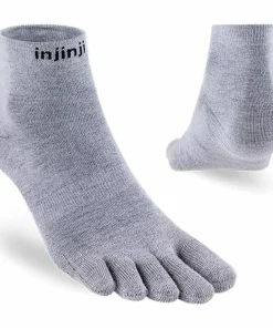 Injinji Men's Liner Mini-Crew Heather Gray
