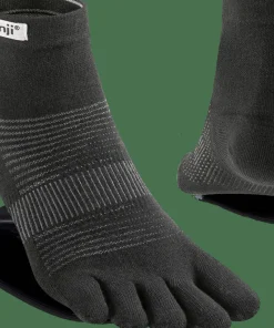 Injinji Men's Run Lightweight Mini-Crew Black