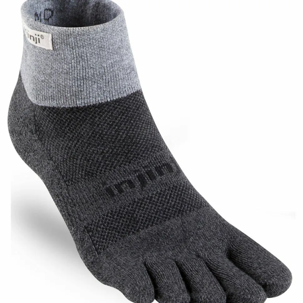 Injinji Men's Trail Midweight Mini Crew Granite