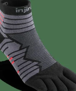 Injinji Men's Ultra Run Mini-Crew Onyx Clearance