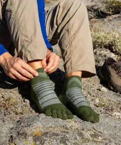 Injinji Outdoor Midweight Mini-Crew Wool Forest