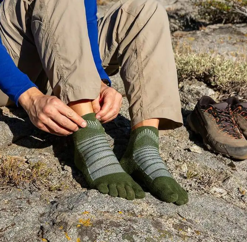 Injinji Outdoor Midweight Mini-Crew Wool Forest New