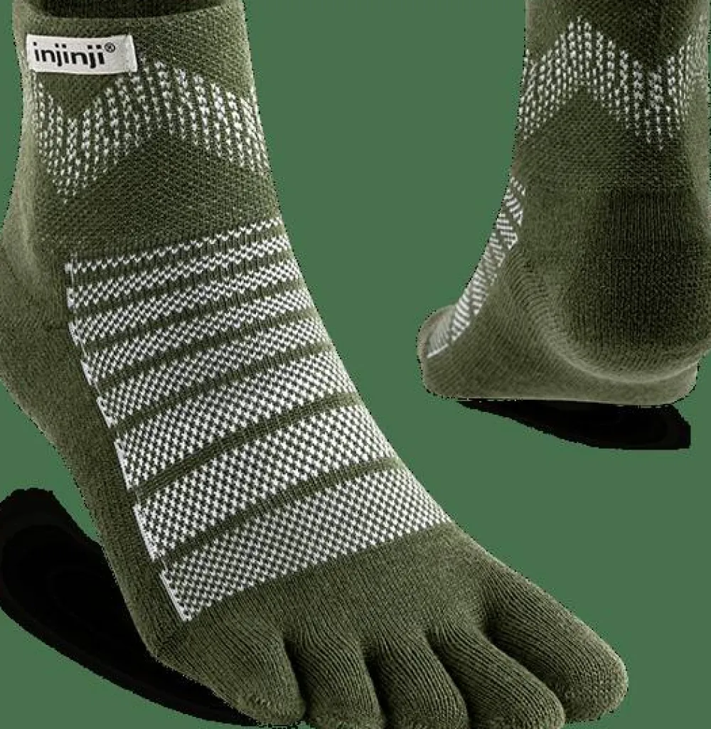 Injinji Outdoor Midweight Mini-Crew Wool Forest New