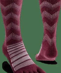 Injinji Outdoor Midweight Crew Wool Garnet