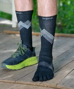 Injinji Run Lightweight Crew Black Clearance