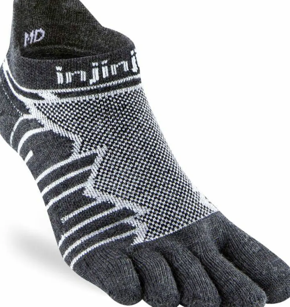 Injinji Ultra Run No-Show Wool Slate Sale