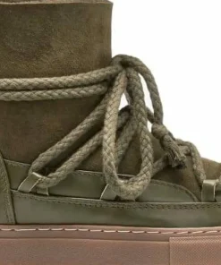 Inuikii Women's Classic Sneaker Olive Green Discount
