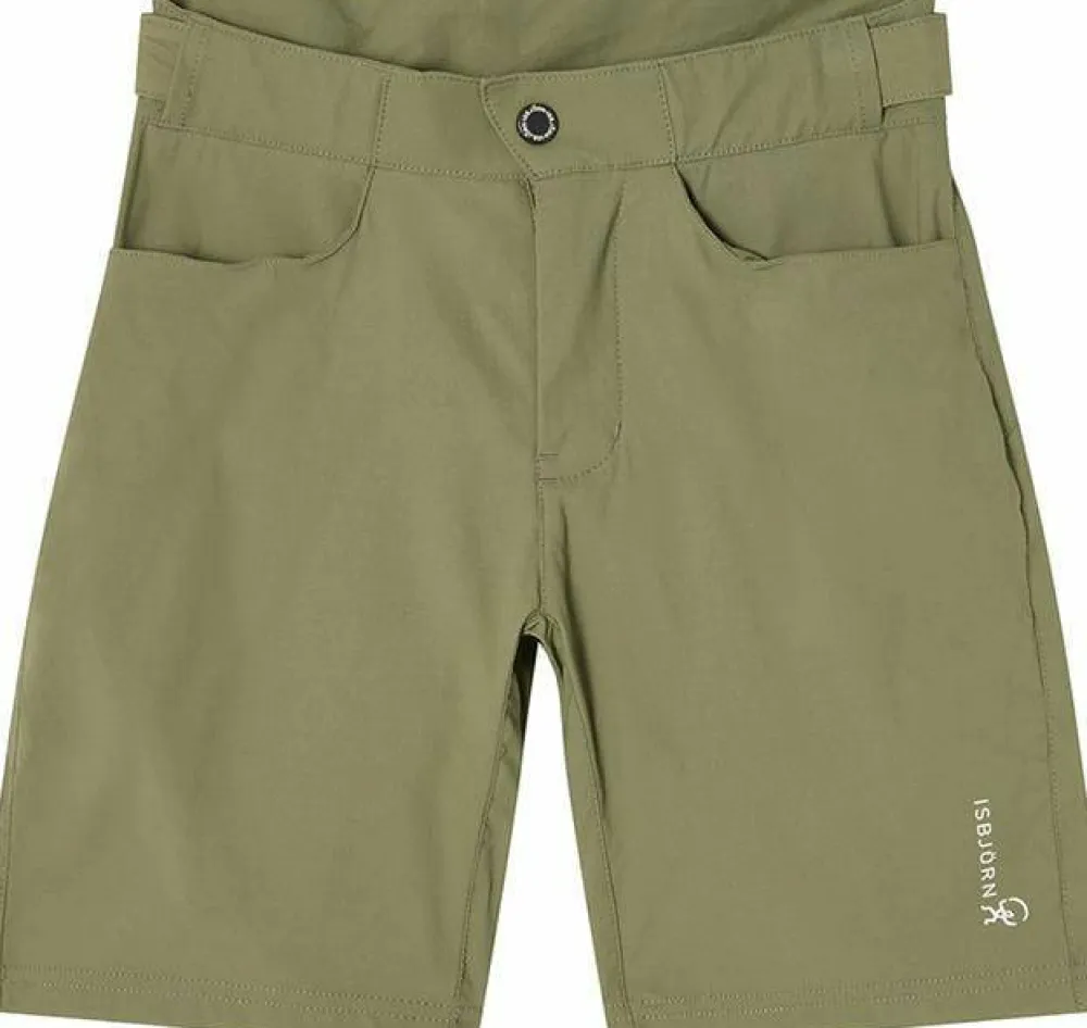 Isbjörn of Sweden Kids’ Fox All Mountain Shorts Moss Hot