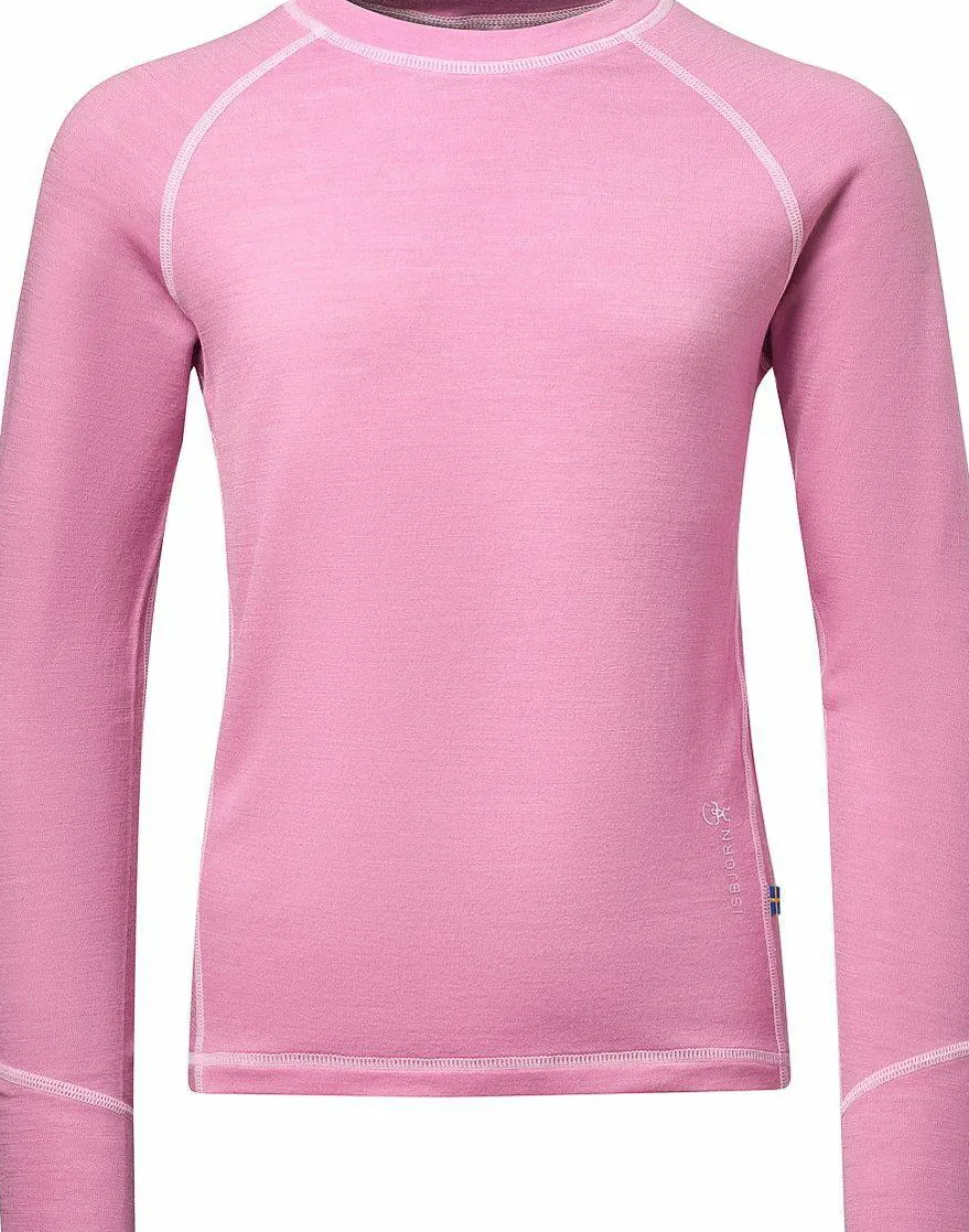 Isbjörn of Sweden Kids' Husky Sweater Baselayer Frost Pink