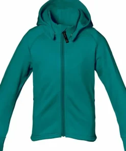 Isbjörn of Sweden Kids' Panda Hoodie Emerald Green