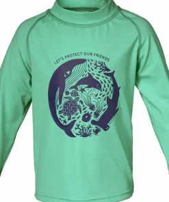 Isbjörn of Sweden Kids' Sealion Sun Sweater Mint