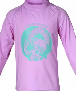 Isbjörn of Sweden Kids' Sealion Sun Sweater Bubblegum