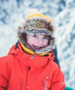 Isbjörn of Sweden Kids' Squirrel Winter Cap Saffron Clearance