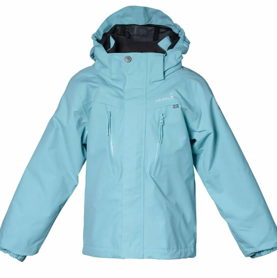 Isbjörn of Sweden Kids' Storm Hard Shell Jacket Mint