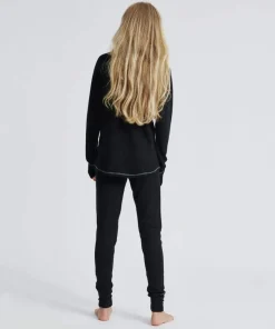 Isbjörn of Sweden Teens' Husky Longjohn Baselayer Black Online